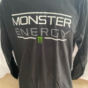 NWT Monster Energy Mens large Long Sleeve t shirt